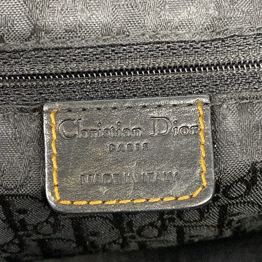 Christian Dior DIOR/ChristianDior Gaucho Shoulder Bag Black Brown - Picture 8 of 15